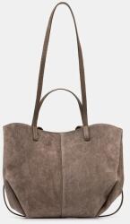 ANSWEAR shopper női bőr - szürke Univerzális méret