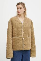 Nanushka bársony kabát ADARA - bézs L