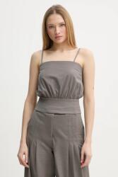 Remain felső gyapjú keverékből - barna 36