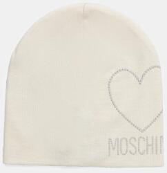 Moschino gyapjú sapka - bézs Univerzális méret - answear - 38 990 Ft