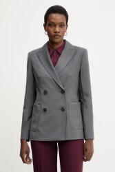 Weekend Max Mara gyapjú kabát ORNATI - szürke 38