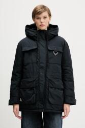 Converse rövid kabát - fekete XL