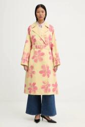 Max Mara pamut trencskabát SRADIOSO - sárga L