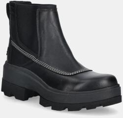 Sorel bőr bokacsizma JOAN FRWD CHELSEA - fekete Női 37