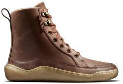 Vivobarefoot bőr csizma GOBI BOOT WARMLINED - barna Női 36