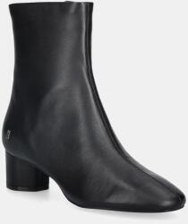 Nokwol bőr csizma Alyssa Black Leather - fekete Női 36