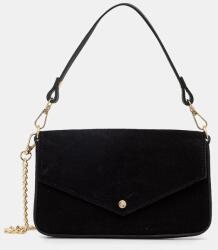 ANSWEAR velúr borítéktáska - fekete Univerzális méret - answear - 24 990 Ft