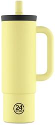 24Bottles termosz bögre Straw 800ml Citrus - sárga Univerzális méret