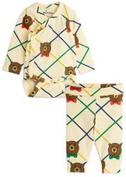 Mini Rodini baba szett pamuttal Bear 2 db - bézs 56