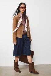 Medicine velúr dzseki - bézs XL