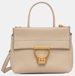 Coccinelle bőr táska ARLETTIS - bézs Univerzális méret - answear - 114 990 Ft