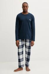 Fila pamut pizsama - sötétkék S - answear - 23 990 Ft