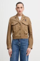 Blauer pamut kabát CLEMENT - barna S