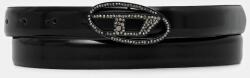 Diesel bőr öv OVAL D LOGO B-1DR STRASS 20 - fekete 90 - answear - 58 990 Ft
