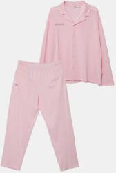 PANGAIA pamut pizsama - rózsaszín L - answear - 48 990 Ft