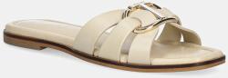 Twinset bőr papucs - bézs Női 36 - answear - 44 490 Ft