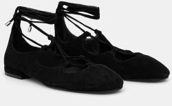 Answear. LAB velúr balerina - fekete Női 37 - answear - 16 990 Ft
