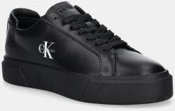 Calvin Klein sportcipő BASKET LACE UP LTH ML - fekete Női 39
