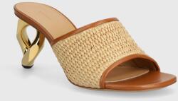 JW Anderson papucs Raffia Sandal - bézs Női 37