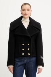 Patou baba gyapjúkeverék pulóver - fekete 38