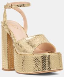 Koi Footwear szandál Shonen Gold Lizard Platform Heels - arany Női 41