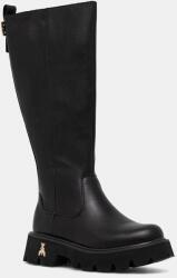Patrizia Pepe gyerek csizma bőrből - fekete 40 - answear - 39 990 Ft