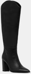 Steve Madden bőr csizma Bixby - fekete Női 36