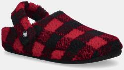 Crocs papucs Classic Buff Check Cozzzy Slipper - piros Női 41/42