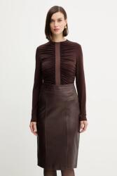 Herve Leger felső Veronica - barna XS