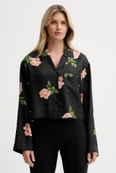 Nanushka selyem ing - fekete XS