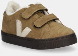 Veja gyerek velúr sportcipő Small Esplar Winter - barna 22