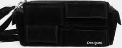 Desigual kézitáska POCKET FACE HABANA LO - fekete Univerzális méret