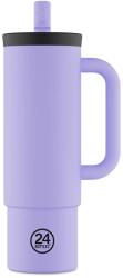 24Bottles termosz bögre Straw 800ml Erica - lila Univerzális méret