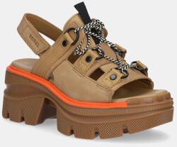 Sorel nubuk szandál REIN CB LACE PLATFORM HE - bézs Női 41