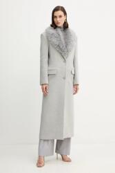 Patrizia Pepe baba gyapjúkeverék pulóver - szürke 38 - answear - 229 990 Ft