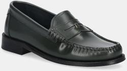 Furla bőr mokaszin College Loafer - zöld Női 37