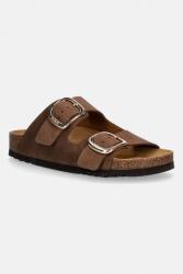 Scholl papucs velúrból NOELLE - barna Női 38 - answear - 37 990 Ft