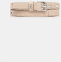 Patrizia Pepe bőr öv - bézs L - answear - 34 990 Ft