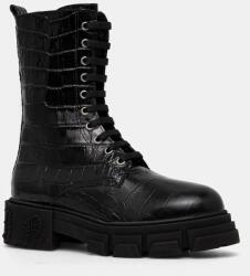 Philipp Plein bőr csizma Croco Gothic - fekete Női 38