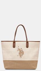 U. S. Polo Assn U. S. Polo Assn. shopper női fonott - bézs Univerzális méret