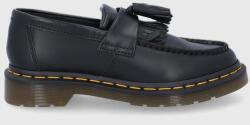 Dr. Martens bőr mokaszin Adrian Yellow Stitch - fekete Női 36