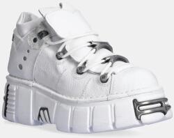 New Rock bőr sportcipő Napa Blanca + Tower Blanco Acero - fehér Női 40
