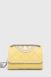 Tory Burch bőr táska - sárga Univerzális méret - answear - 299 990 Ft