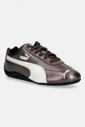 PUMA bőr sportcipő Speedcat - barna Női 36 - answear - 44 990 Ft
