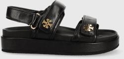 Tory Burch bőr szandál Kira Sport - fekete Női 39.5