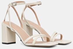 Answear. LAB bőr szandál - bézs Női 37 - answear - 25 990 Ft