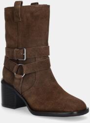 Aldo velúr bokacsizma MAGNOLYA - barna Női 38