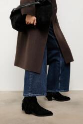 Answear. LAB cowboy csizma velúrból - fekete Női 37