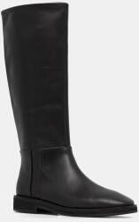 Calvin Klein bőr csizma FORMAL UTK BOOT LTH - barna Női 36