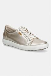 ECCO bőr tornacipő Soft 7 W - arany Női 42